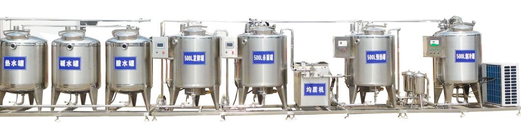 Industrial Yogurt Maker Machine Price Small Milk Pasteurizer Plant Cheese Yogurt Production Line