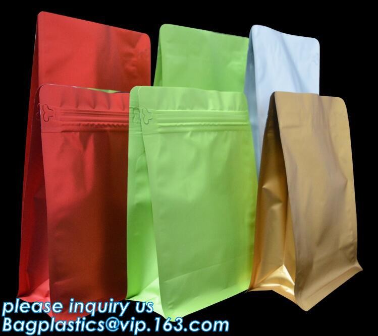 Transparent bopp/opp square block bottom bags with side gusset,Bopp Block Square Bottom Bag,Clear Square Bottom Bags,Can