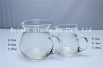 glass teapot with handle/ glass wine decanter for wholesale