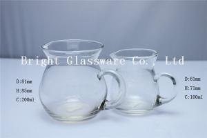 Buy cheap glass teapot with handle/ glass wine decanter for wholesale product