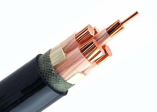 Quality 0.6/1 KV 4 Core + Earth XLPE Insulated Power Cable Bare Copper Class 2 Conductor for sale