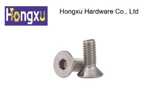 Quality 304 stainless steel din7991 countersunk head hexagon socket head screw hexagon socket flat machine bolt can be customize for sale