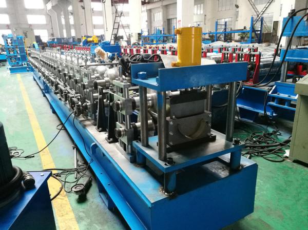 Quality Hydraulic Cutting Gutter Roll Forming Machine , 7.5KW Half Round Gutter Machine for sale
