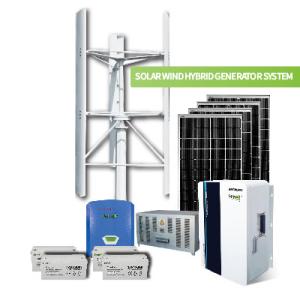 Buy cheap 5KW VERTICAL AXIS WIND TURBINE SOLAR WIND HYBRID GENERATOR SYSTEM product