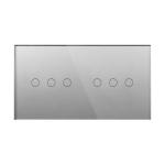 6 Gang 280g Touch Light Switch Embedded Remote Control Light Switch
