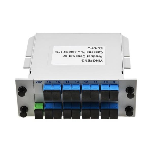 Quality 1×16 LGX PLC Splitter Single Mode Compact Structure for sale