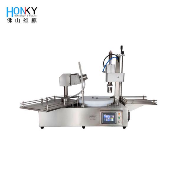 Quality Semi Automatic 5ml Vial Filling Capping Machine For Cosmetic Liquid Dressing for sale