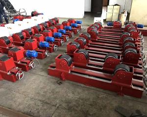 Conventional Tank Turning Rolls , 5 Ton Welding Rotator Stands Lead Screw Adjustment