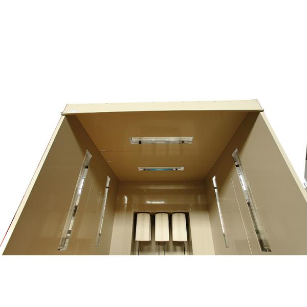 CE Approved Industrial Spray Powder Coating Cyclone Booth Price with Filter System
