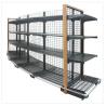 Buy cheap Metal Plate Wire Supermarket Shelf Display Corner Shelving Shop Fitting from wholesalers