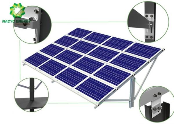 Photovoltaic Solar Panels Mounting Brackets Mono and Polycrystalline Solar Cells