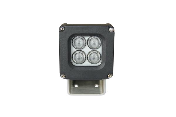 Quality Black Anodize CNC Parts LED light Housing With Heat Sink for sale