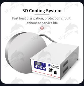 China Skymen Ultrasonic Transducer SUS304 Generator Circuit Board Cleaning 22kHz on sale