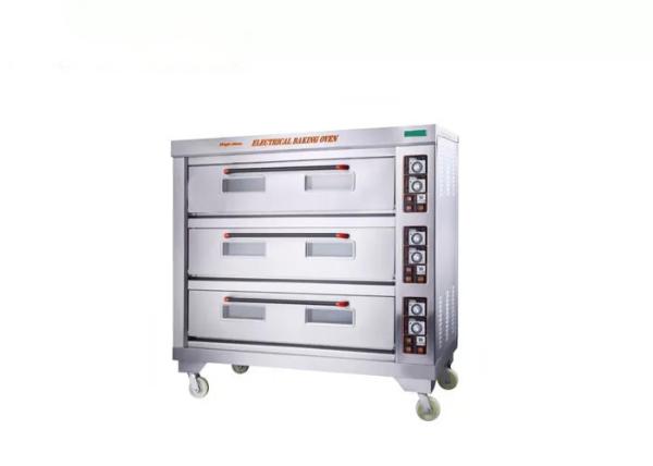 Quality Analog Thermostat SS 430 380V Industrial Baking Oven for sale