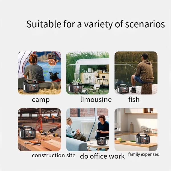 Camping Energy Storage Home Outdoor Solar Portable Charging Station 110V Mobile Power