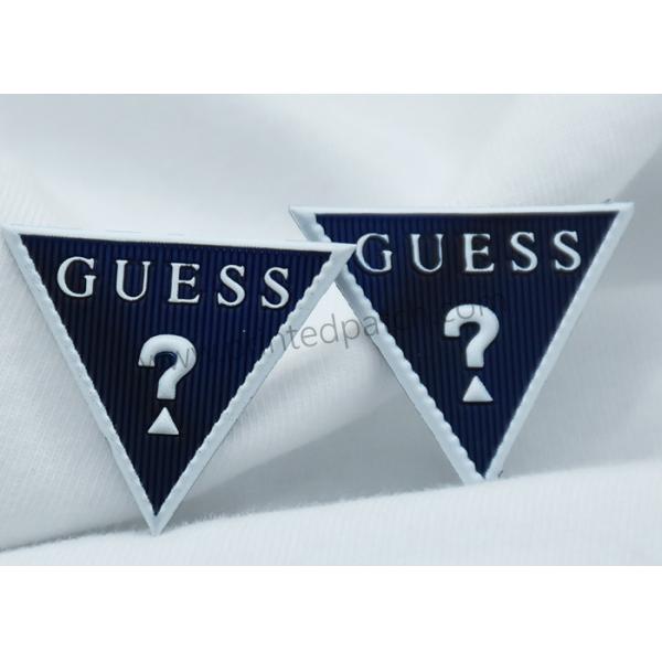 Raised TPU Clothing Labels 0.5mm Jacket Patch Adhesive Backing