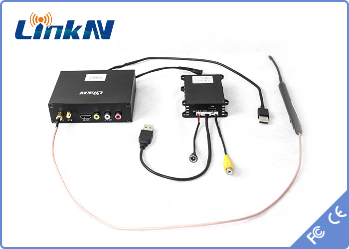 DC 12V video audio transmitter and receiver / COFDM Receiver BNC Audio Output