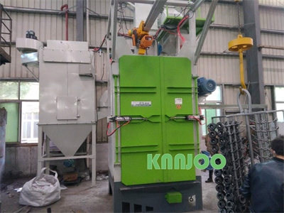 380V Electric Hanger Type Shot Blasting Machine With High Dust Collection Efficiency