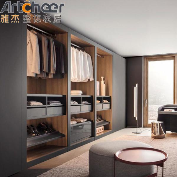 Quality Bedroom Design Foldable Built In Wardrobe Closet With Laminated Finish for sale