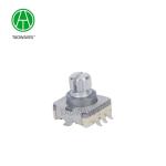 Contact Readout Short Handle 11cm Short Shaft Metal Encoder With Push Switch