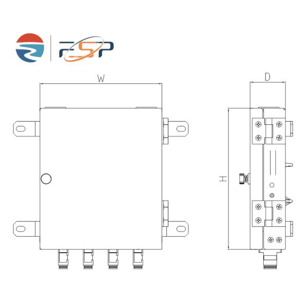 12 Cores SC UPC Fiber Optic Terminal Box for FTTX Network Made of Cold Rolled Steel