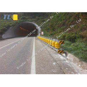 Polyurethane Foam Rolling Barrier System Q235 Hot Dip Galvanizing Material