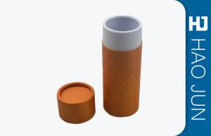 Custom Made Strong Kraft Printed Cardboard Paper Tube With Lid Packaging Boxes