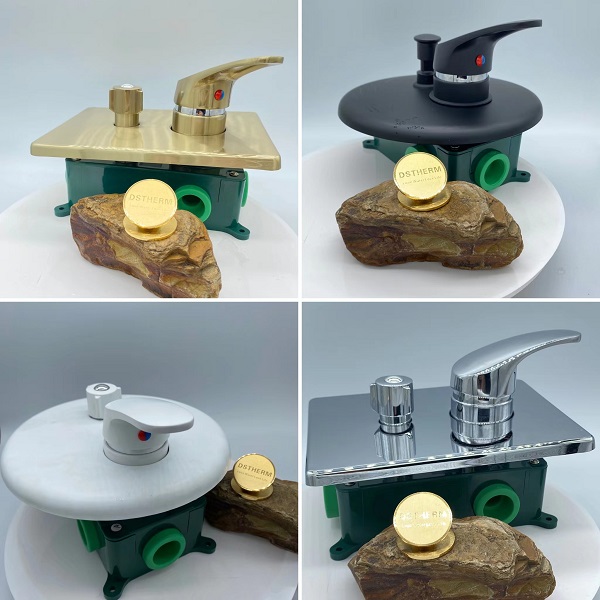 Concealed PPR Stop Valve Mixer Shower Plastic Stop Valve For Home Shower Room
