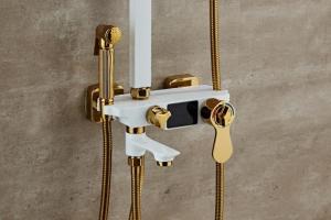 Buy cheap SUS314 Thermostatic Shower Faucet Controlled Taps Concealed Mounted product