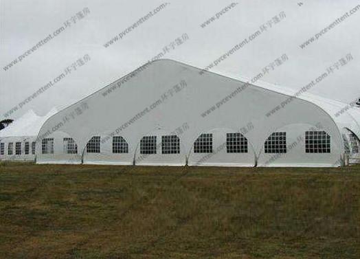 Quality Transparent Windows Curved Tent Aluminum Frame Easy Dismantled For Outdoor Event for sale