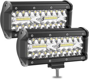 China 120W 40pcs Waterproof 6000lm Offroad LED Light Bars on sale