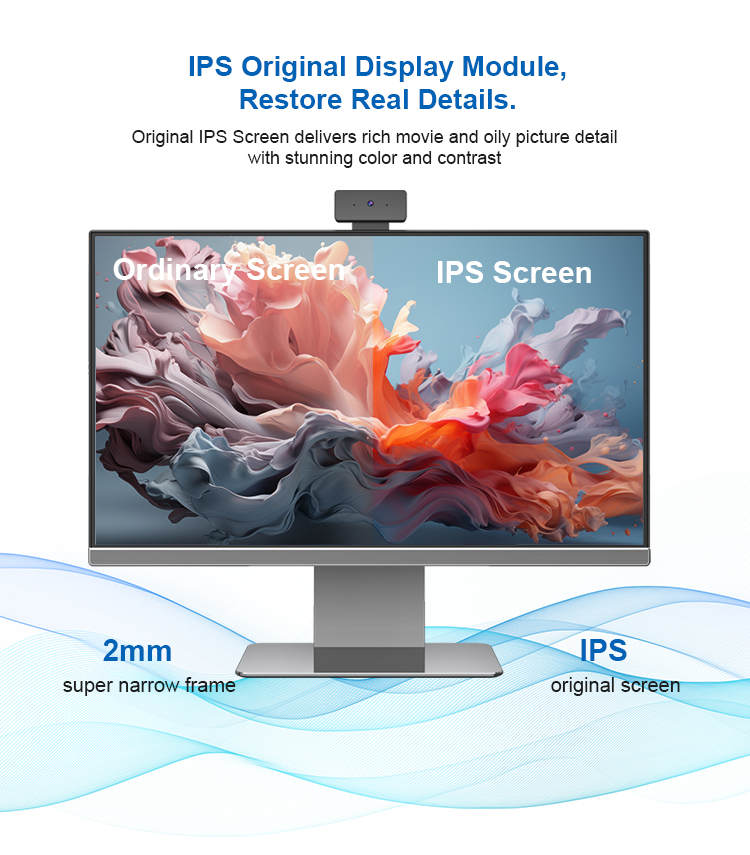27 Inch Interactive Monitor All In One PC with Linux OS and Intel CORE I7 Processor