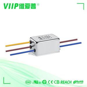 Buy cheap Different Rated Current Single Phase EMI Filter with -40C- 85C Operating Temperature and Solder Pins product