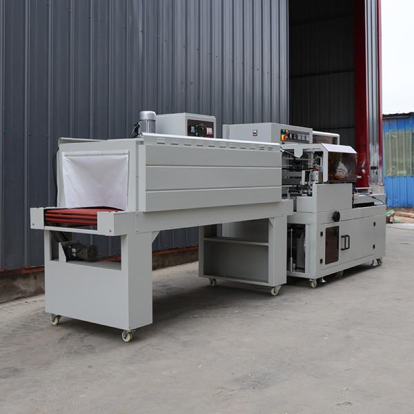 PLC Control Box Shrink Wrap Machine Customized For Food Beverage Daily