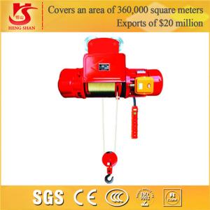 China Single and double speed electric push button electric hoist on sale