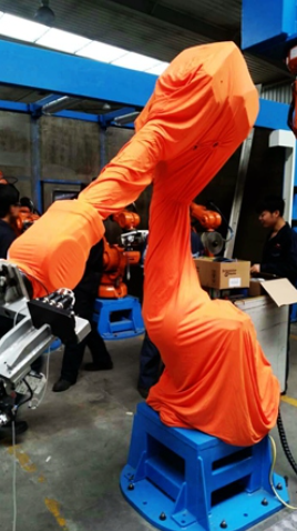 Buy cheap Robot Protective Suits With Zippers KUKA Robots Prevent Static Electricity product