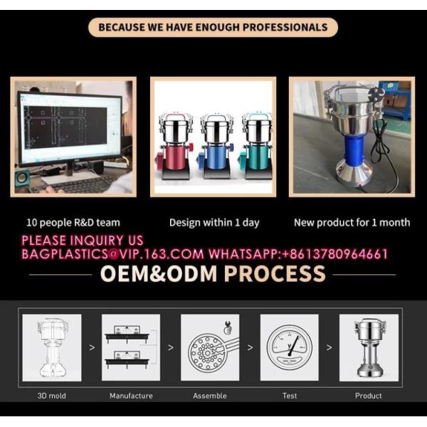 New Automatic Mini Electric Rice And Chilli Powder Grinder Household Dry Food Milling Machine For Home Use For Sale