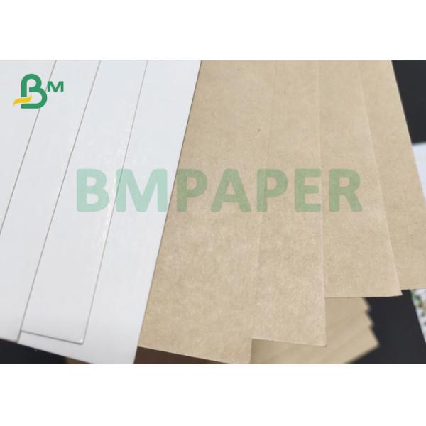 white face kraft back paper 250gsm White Faced Coated Brown Kraft Cardboard Medium Weight Paperboard