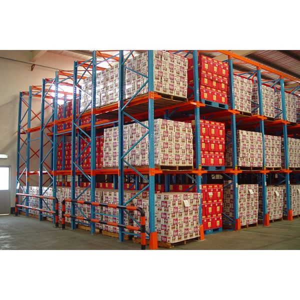 Heavy-Duty Drive-In Pallet Racking System Warehouse Storage Customizable Bulk Storage Racks