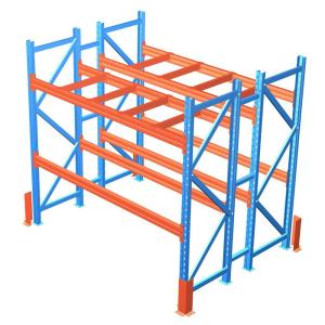 Mutitier Selective Pallet Racking RAL Color 2T Metal Warehouse Shelving
