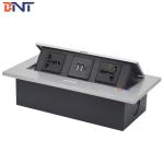 Conference tabletop hidden multi-functional desktop pop up socket with USB