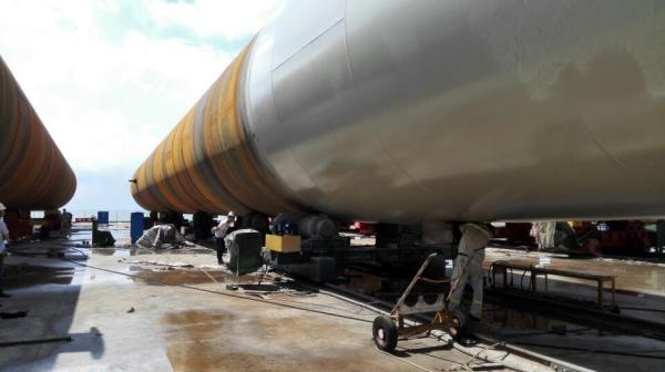 Quality 1000T Fit Up Rotator For Monopile Windtower Offershore Windmill for sale