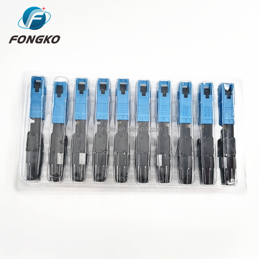 SC UPC to SC APC Fiber Fast Connector Quick Field Installable Connector