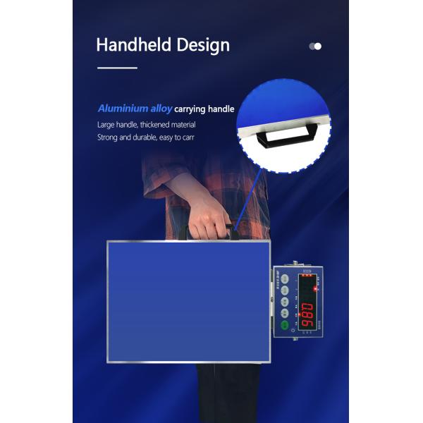 Bluetooth Portable Industrial Weighing Scale with 300*400mm Platform and 150KG Capacity