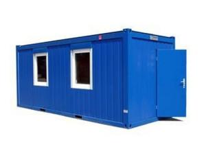 China Special Doors Windows 20gp Prefab Storage Container House on sale