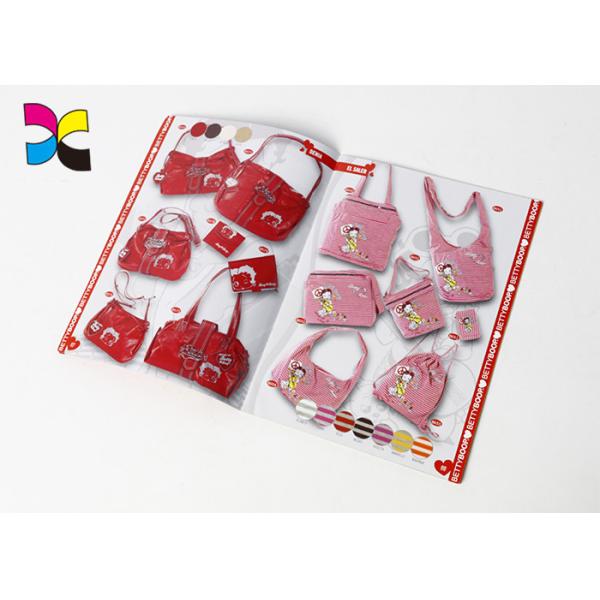 Matt Paper Custom Magazine Printing Full Color Red Subscription For People