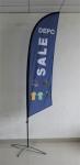 Double Sided Custom Feather Flags Banner With Fibreglass Flag Pole