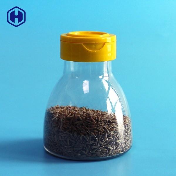 Quality Screw Cap PET Plastic Spice Jar 7OZ 200ML Customized Size And Color for sale