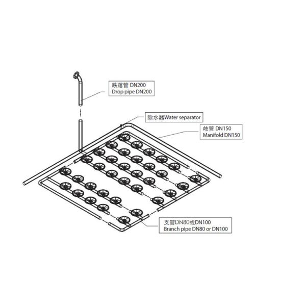 260mm EPDM Membrane Disc Fine Bubble Diffuser