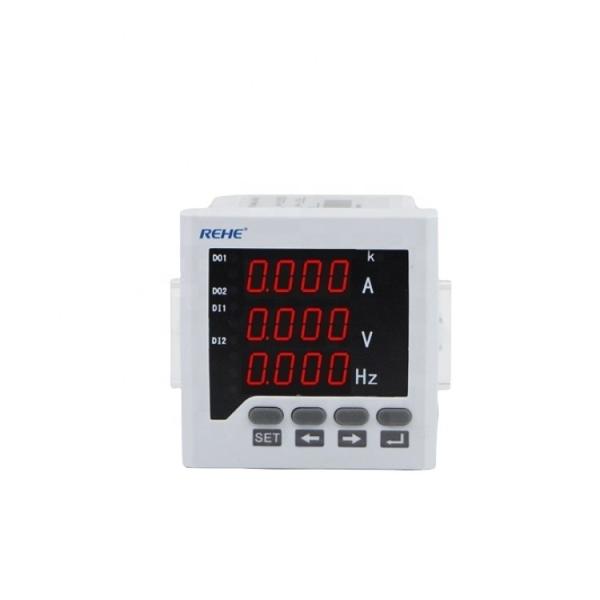 Quality 3 phase digital ammeter and voltmeter combination meter 96*96 for sale